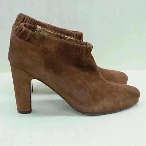 Sam Edelman Simone Women's Brown Suede Leather Ankle Boots  Size US 9.5 - Picture 7 of 11